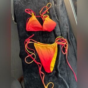 Vibrant Ombre Bikini Set